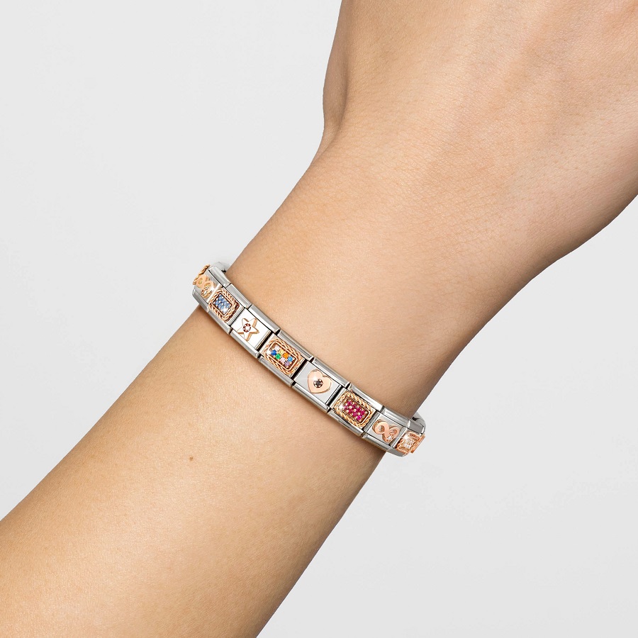 Square Charm Bracelet