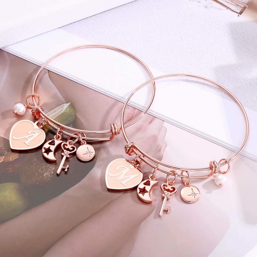 Letter Charm Bracelet